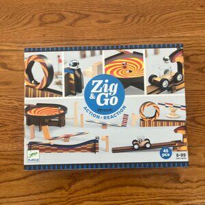 NEW! DJECO ZIG & GO 45PC CHAIN REACTION CONSTRUCTION SET